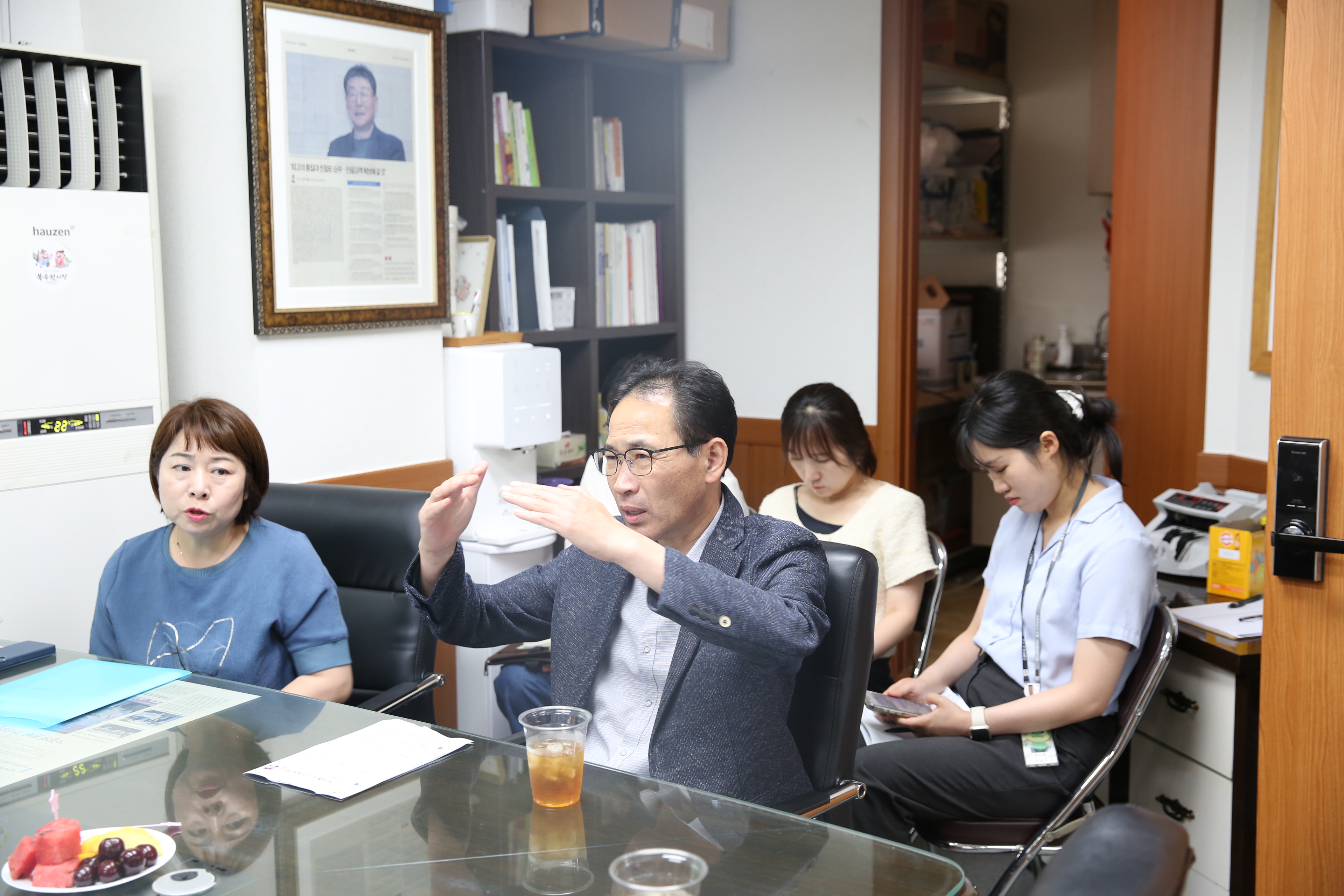 북수원 시장 현장 방문3번 사진